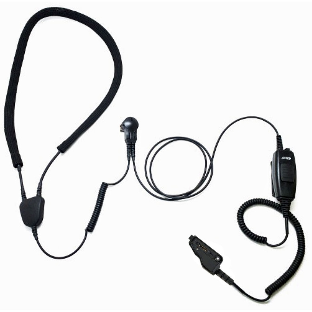 ARC IN012 Industrial Neckloop, Mic, Belt PTT for 3M LEP-200 Earplugs - Kenwood