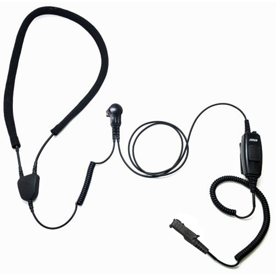ARC IN105 Industrial Neckloop, Mic, Belt PTT for 3M LEP-200 Earplugs - Motorola XPR 3000e