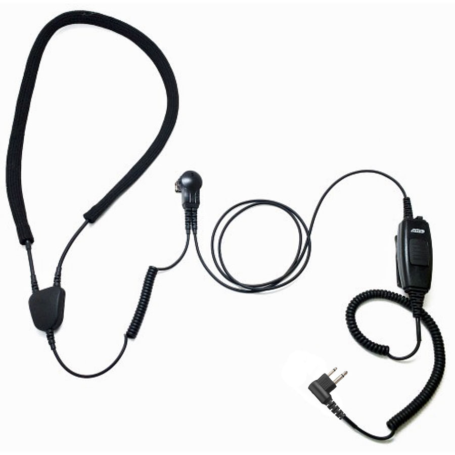 ARC IN005 Industrial Neckloop, Mic, Belt PTT for 3M LEP-200 Earplugs - Motorola R2, CP200d