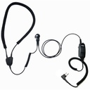ARC IN005 Industrial Neckloop, Mic, Belt PTT for 3M LEP-200 Earplugs - Motorola R2, CP200d