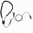 ARC IN075 Industrial Neckloop, Mic/PTT for 3M Earplugs - Motorola APX, XPR