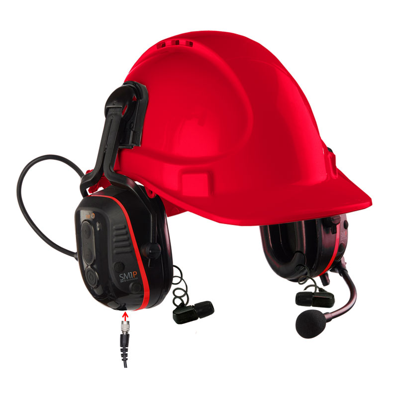 Sensear SM1P02 ISDP Helmet Mount Headset 36dB, SENS, Bluetooth, Short Range, Radio