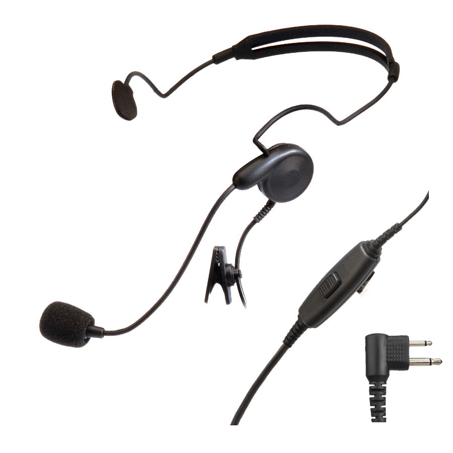OTTO V4-BA2ME1 Breeze On-Ear Headset, In-line PTT - Motorola CP100d, R2