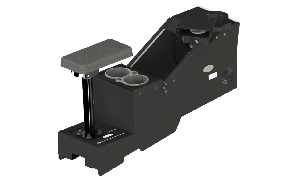 Gamber-Johnson 7170-0735-04 Short Console Box, Mongoose - Ford Police Interceptor Utility