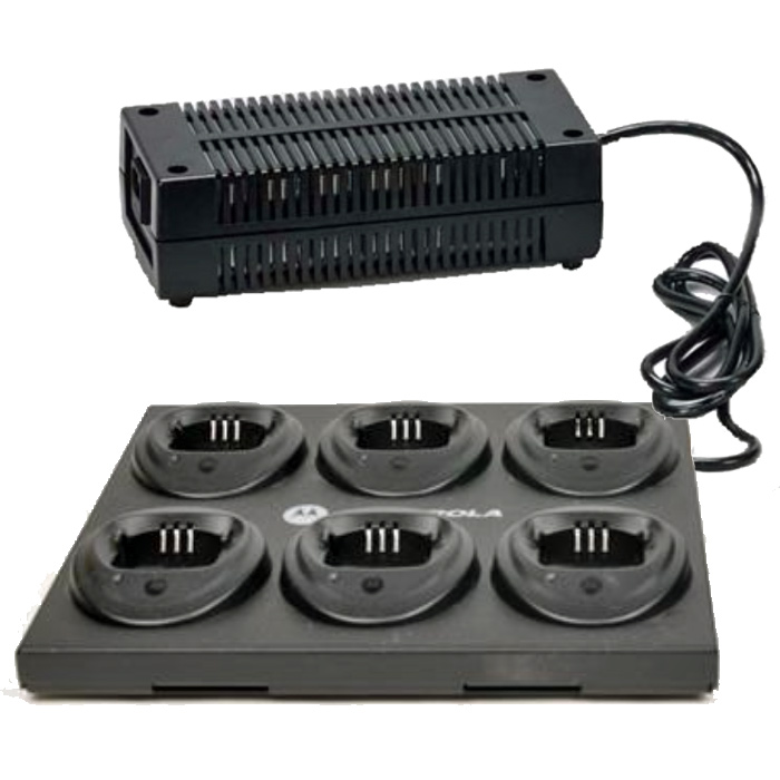 Reconditioned Motorola PMLN4161 6 Pocket Charger - CP200, PR400