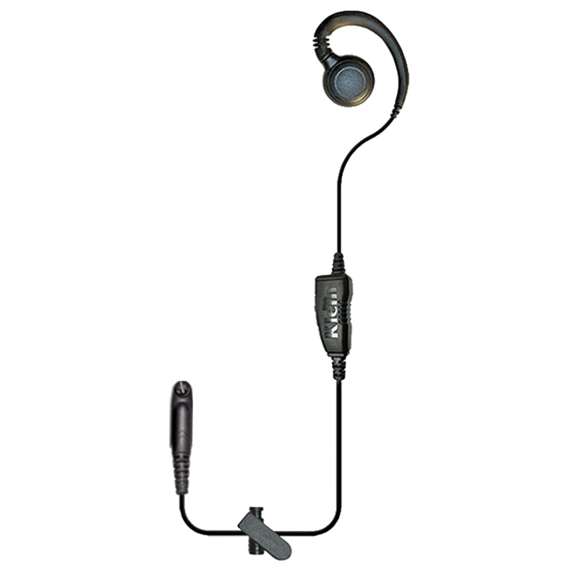 Klein CURL-M5 1-Wire Swivel Earpiece, PTT - Siyata SD7