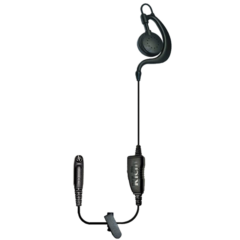 Klein AGENT-M5 1-Wire C-Ring Earpiece, PTT - Siyata SD7, Retevis