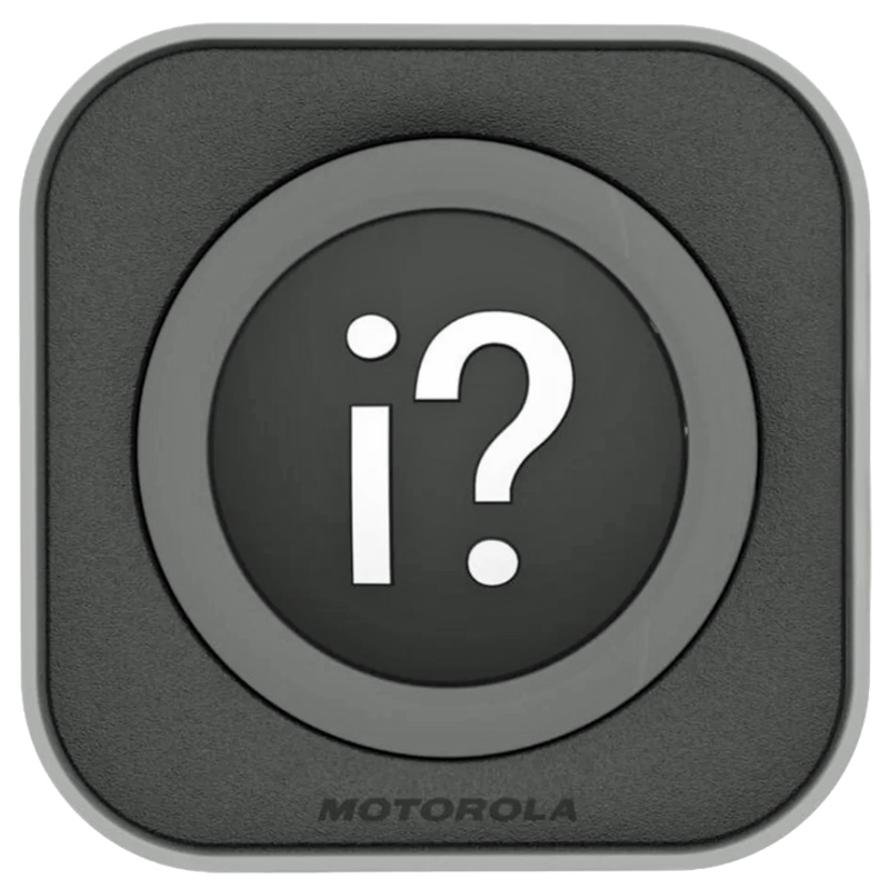 Motorola CB401 Glass Mount Digital Button - Curve, DH300
