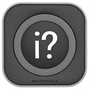 Motorola CB401 Glass Mount Digital Button - Curve, DH300