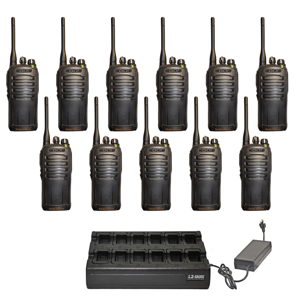 Klein Blackbox GO! UHF 4 Watt Digital 12 Pack & Charger