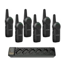 Motorola DLR110 Curve 900 MHz/WiFi Digital Radio 6-Pack, Charger