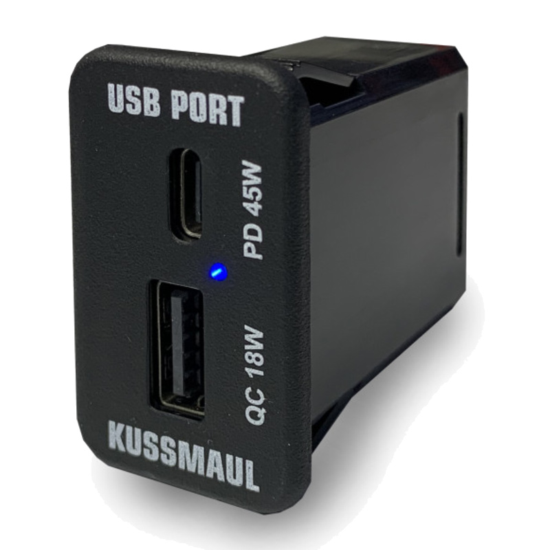 Kussmaul 091-264 12V/24V USB-A/USB-C SVR