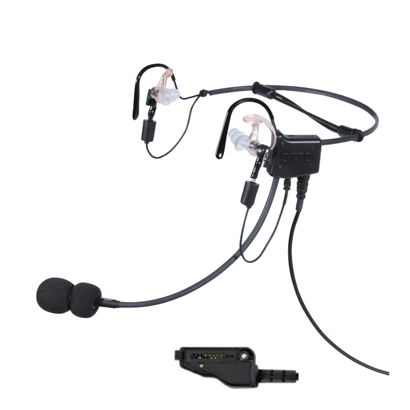 OTTO H3 V4-HS2KB1 Dual Surefire Headset, PTT - Kenwood NX-5000, VP8000