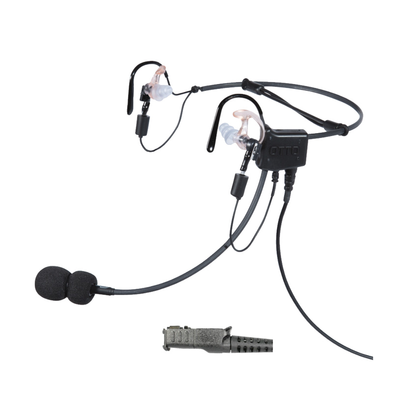 OTTO H3 V4-HS2MR3B Dual Surefire Headset, PTT - Motorola XPR 3000