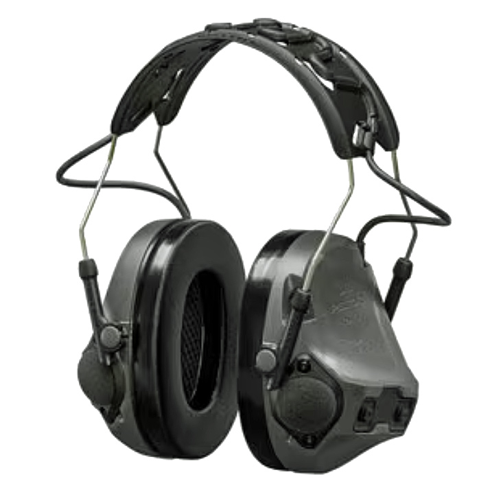 3M Peltor MT14H418A-09 GE ComTac VIII Hearing Defender Headset - Grey