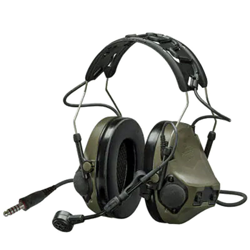 3M Peltor MT14H418A-92 GN ComTac VIII Headset - Green Multi-Comm (5-pin)