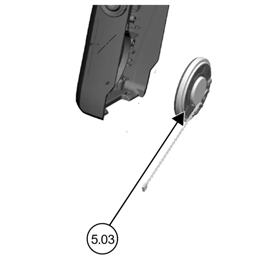 Motorola 0112908K01 Replacement Speaker for R7