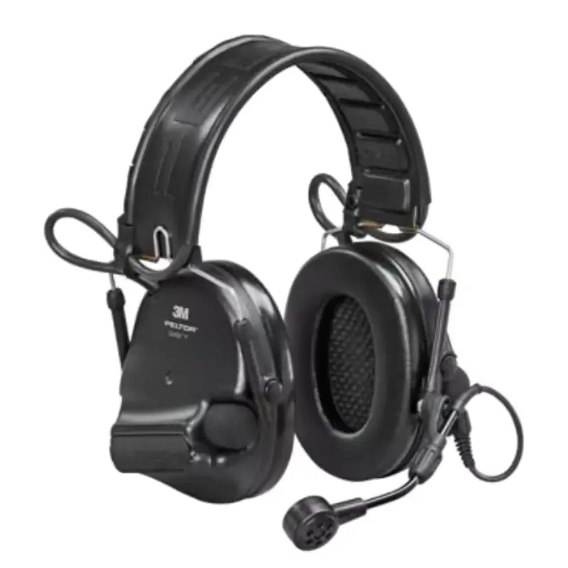 3M Peltor MT20H682FB-09N SVS SWAT-Tac VI NIB Headband + ARC Hearing Defender Headset - Black