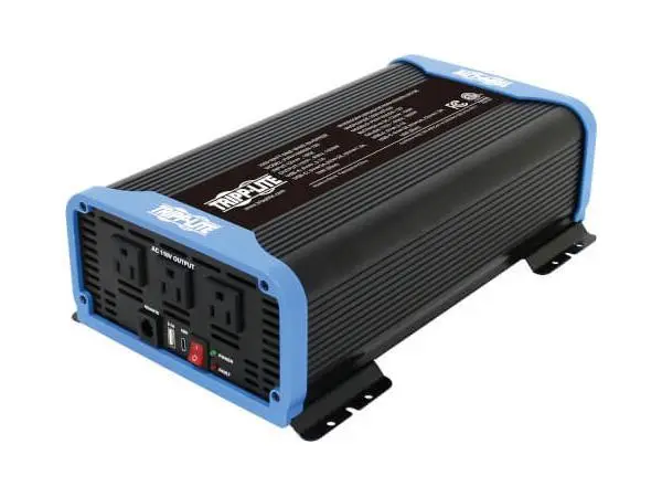 Tripp Lite PINV1000SW-120 1000W Pure Sine Wave Power Inverter - 3x 5-15R, USB Charging, Wired Remote