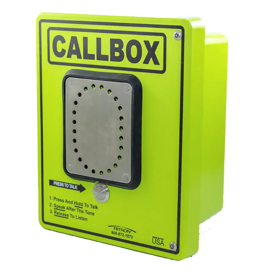 Ritron HD Callbox with Built-in Relay, Messages, Inputs - Analog