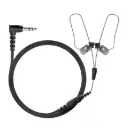 N-ear 360 Flexo Dynamic Braided Fiber Dual Ear Receive-Only Earpiece Kit, 24 inch Cable