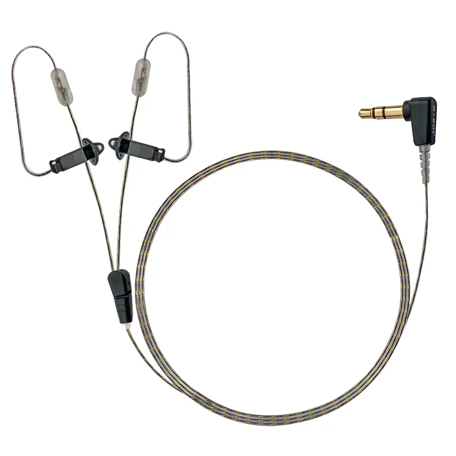 N-ear 360 Original Dual Ear Receive-Only Earpiece Kit, 24 inch Cable, 3.5mm