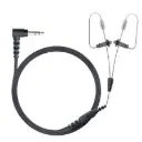 N-ear 360 Original Dual Ear Receive-Only Earpiece Kit, Braided Fiber 24 inch Cable, 3.5mm