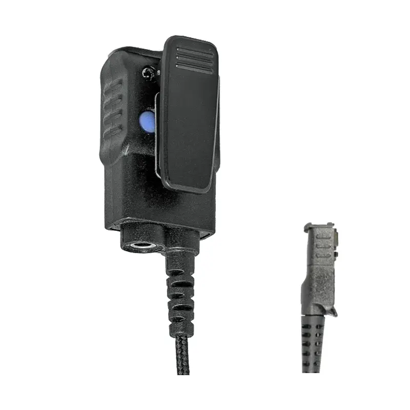 N-ear Choice Compact Mic/PTT, Braided Fiber 3.5mm, M15 - Motorola R5, XPR 3500e