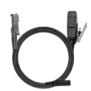 N-ear 3.5F+2W-M15 2-Wire Braided Fiber Mic, PTT, 3.5mm - Motorola R5, XPR 3000e