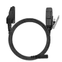 N-ear 3.5F+2W-K1 2-Wire Braided Fiber Mic, PTT, 3.5mm - Kenwood Multi-pin