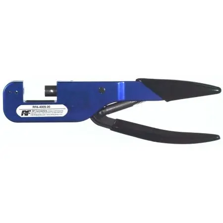 RFI RFA-4009-20 Heavy Duty Crimp Tool, w/o Dies, Blue/Black