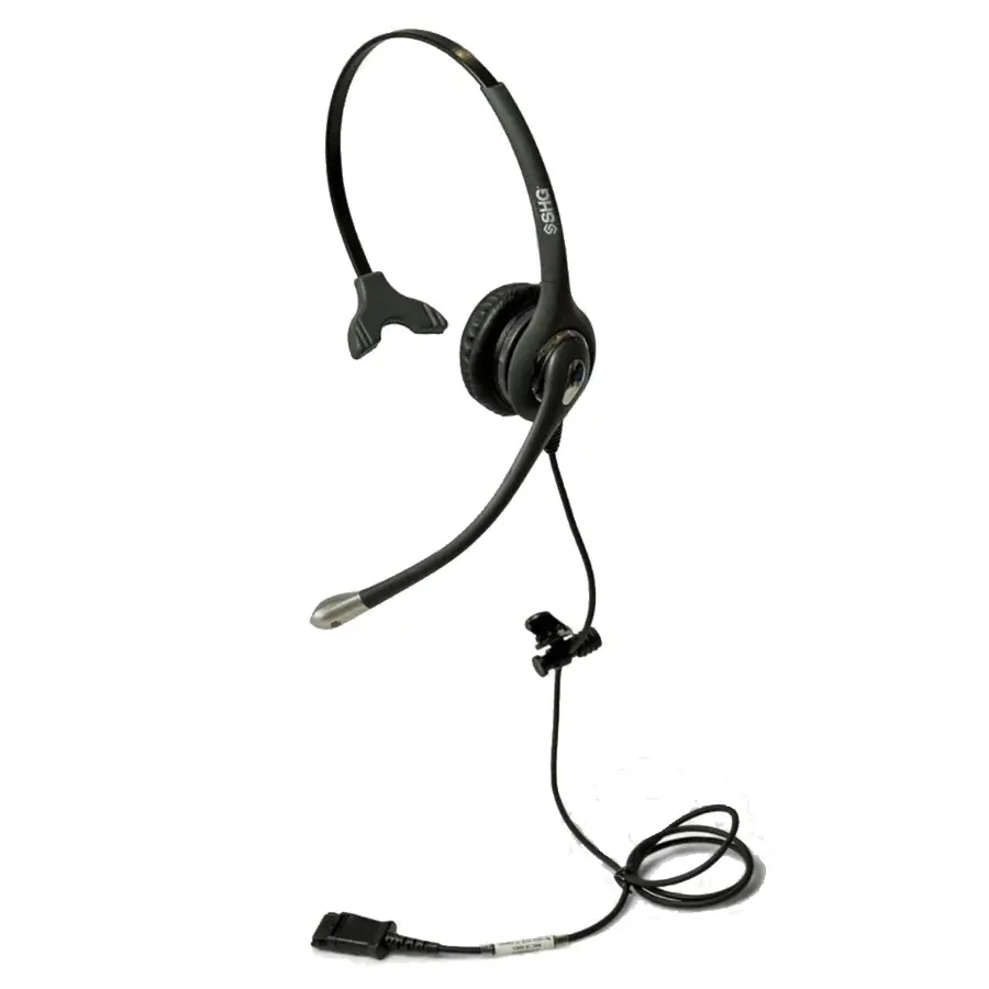 SHG S 500 NC-PL Monaural Call Center Headset, Noise-Cancelling - Poly QD