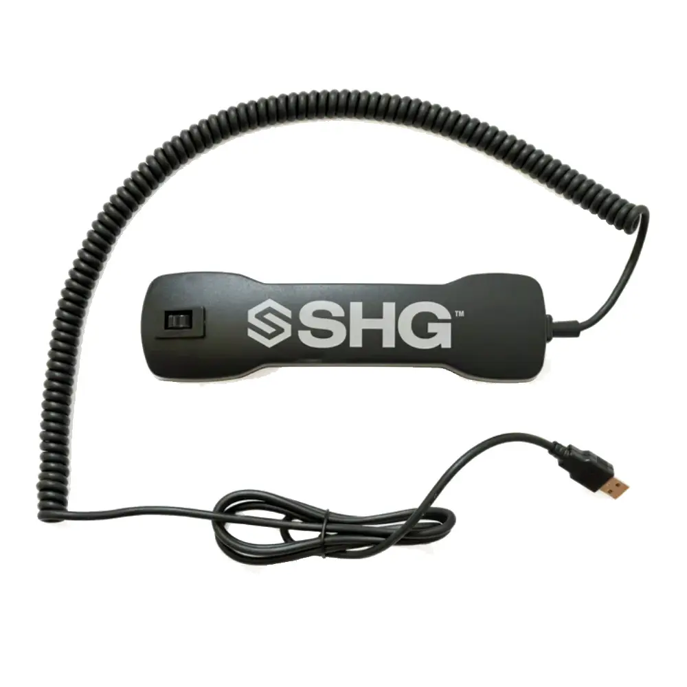SHG S H100-PTT/USB Handset, Push-to-Talk (PTT) Button