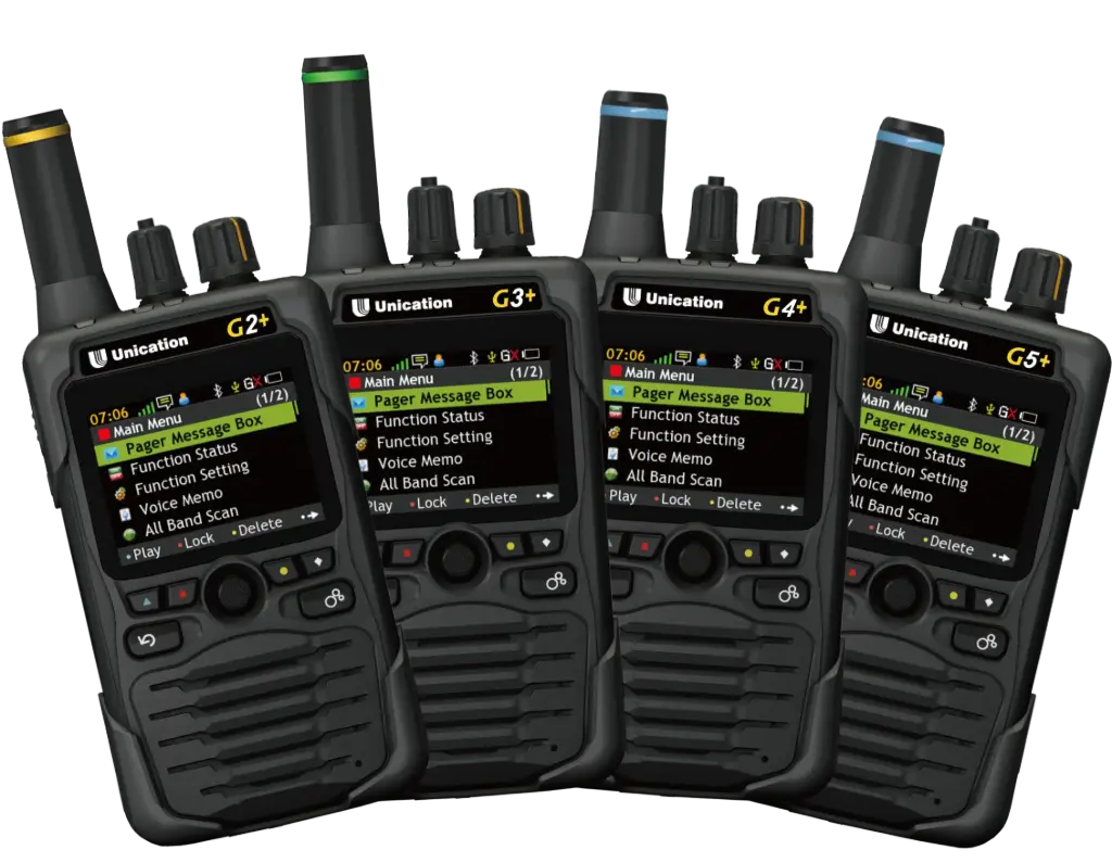 Unication G-Series+ P25 Voice Pager