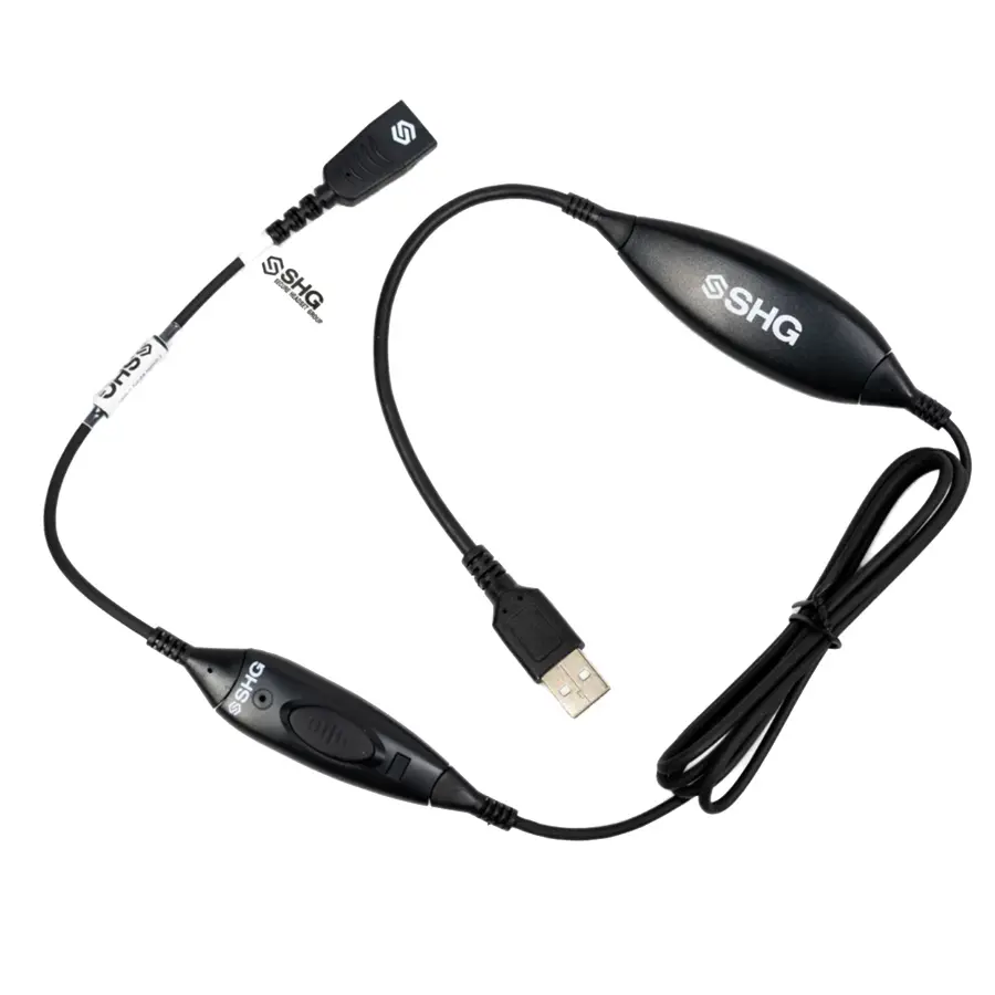 SHG S M135-PTT/USB Push-To-Talk QD to USB-A Cable