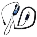 Klein Dispatch-15 PTT Hand Grip PTT, 2-Prong, 15' Coil Cord - Replaces Poly SHS1890