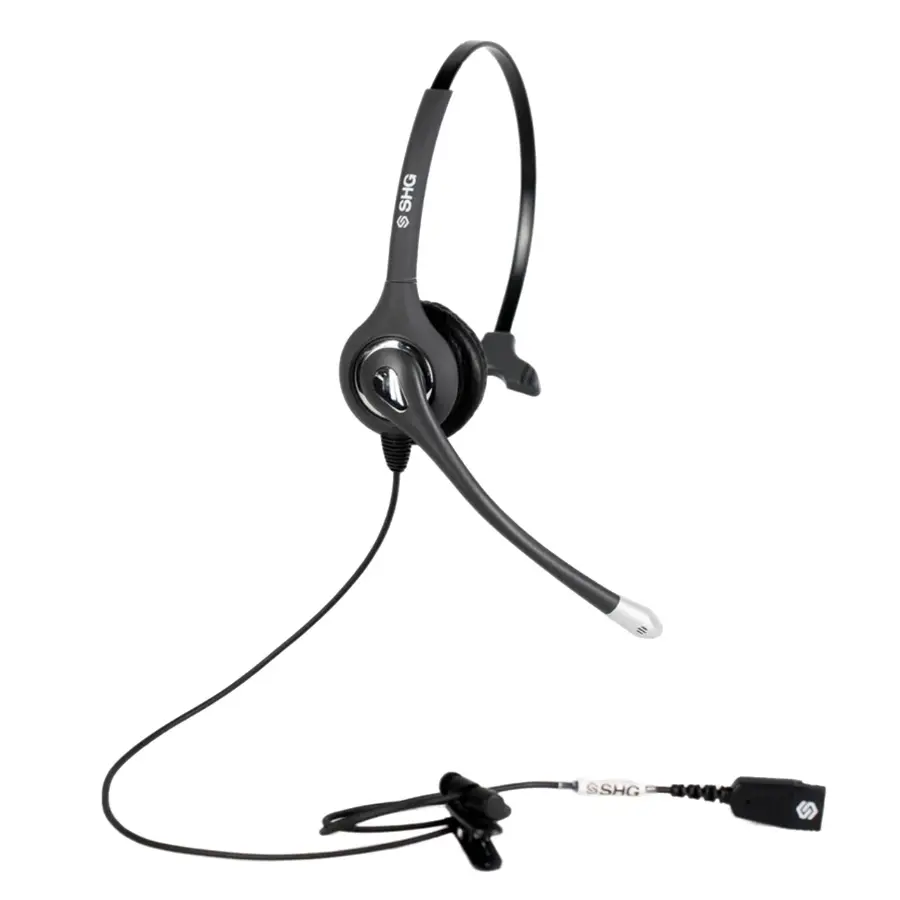 SHG S M500 NC Monaural Military Headset, Noise-Cancelling - QD