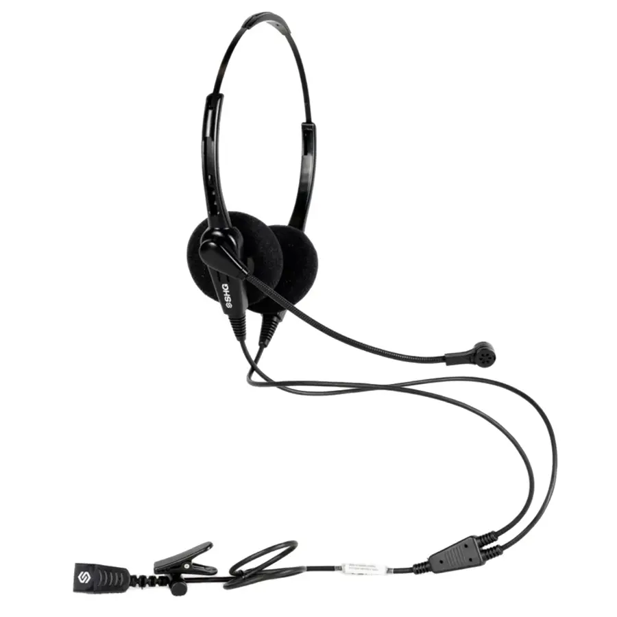 SHG S 400 NC Binaural Call Center Headset, Noise-Cancelling