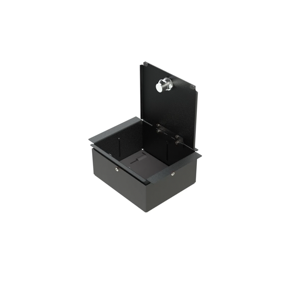 Gamber-Johnson 7160-2144-00 Locking Adjustable Depth Console Storage Pocket - 3"