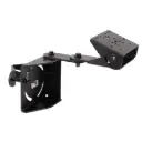 Gamber-Johnson 7160-2103 Forklift Single Guard Leg Mount, Round Pole Clamp