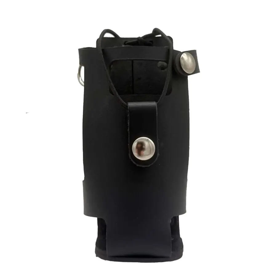Boston Leather 5745RC-1 Radio Holder, D-Rings - Motorola APX N70 XE
