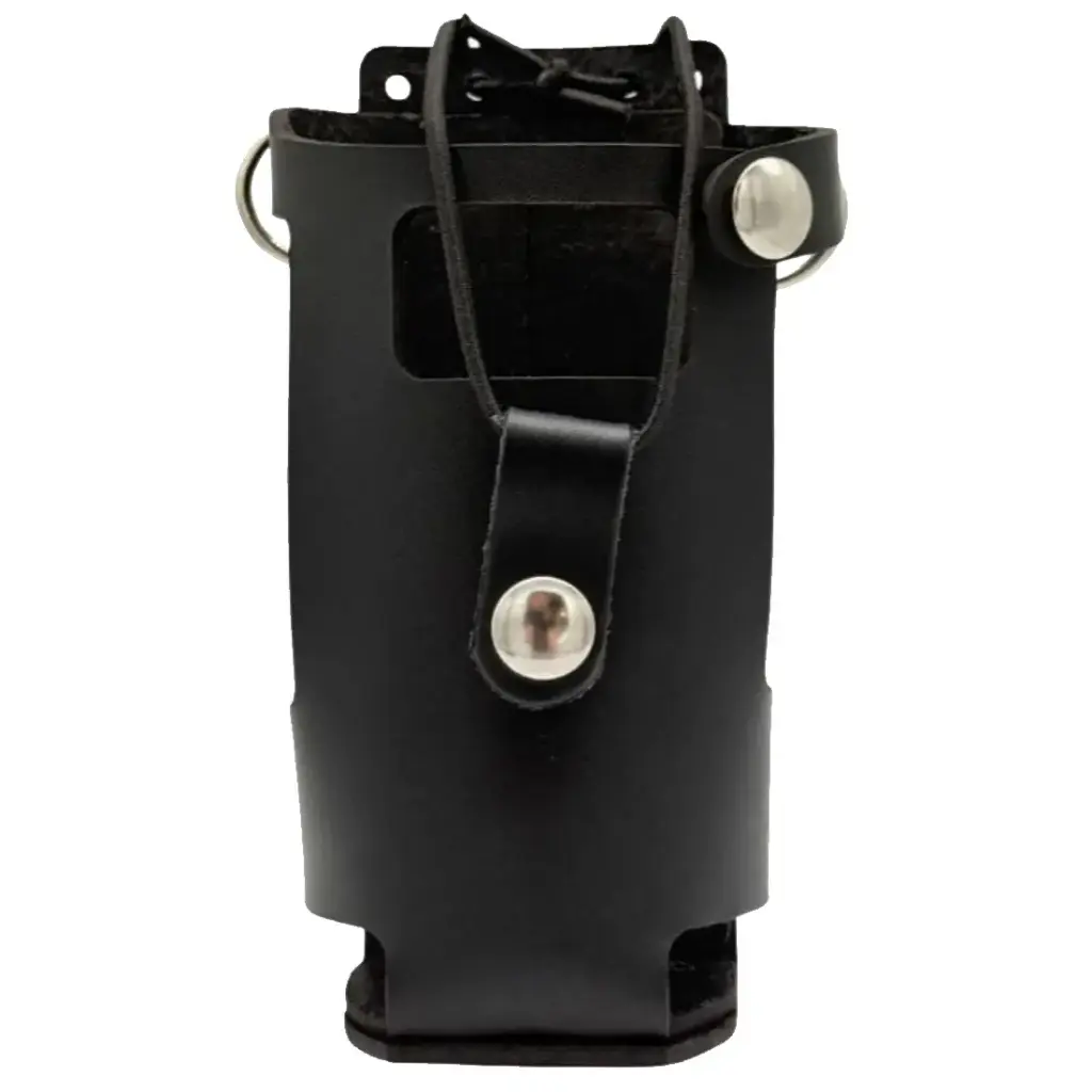 Boston Leather 5742RCXB-1 Radio Holder, D-Rings - Motorola APX NEXT XE Extended Battery
