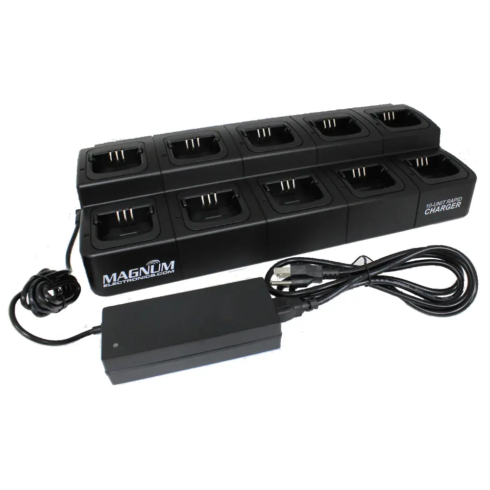 Magnum MUC10-4415 10 Slot Rapid Charger - Motorola XPR, R7, R5, APX 4000, APX 900