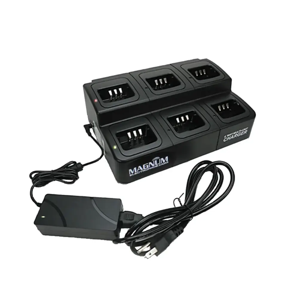 Magnum MUC6-R2 6 Slot Rapid Charger - Motorola R2, CP200d