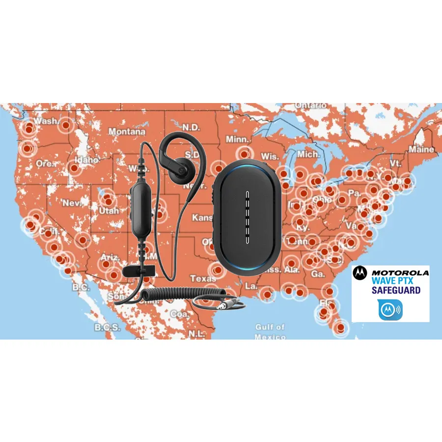 Motorola WAVE PTX LTE/WiFi Subscription with SafeGuard Package - TLK 25