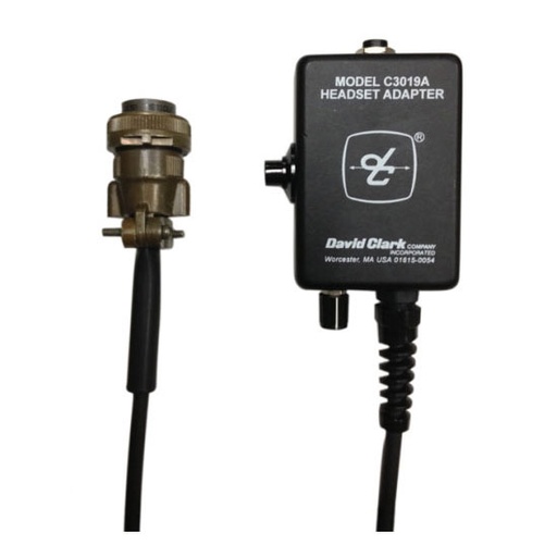 [18667G-42] David Clark 18667G-42 C3019A Mobile Radio Universal Adapter