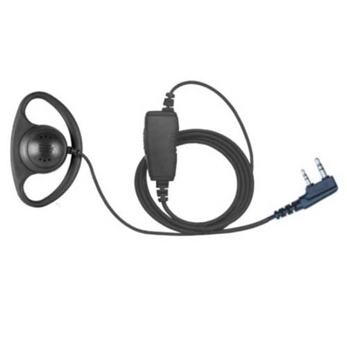 [1WDR-K] Magnum 1WDR-K D-Ring Earpiece, Inline Mic- Kenwood 2-pin