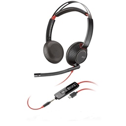 [8M3W5AA#ABA] HP Poly 8M3W5AA#ABA 207586-01 Blackwire 5220 USB-C, 3.5mm Headset