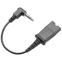 [85Q37AA] HP Poly 85Q37AA Quick Disconnect Adapter Cable to 3.5mm