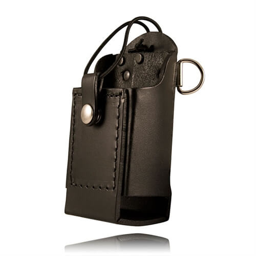[5481RCE-1] Boston Leather 5481RC-1-E Firefighter's Radio Holder, D-Rings & Strap